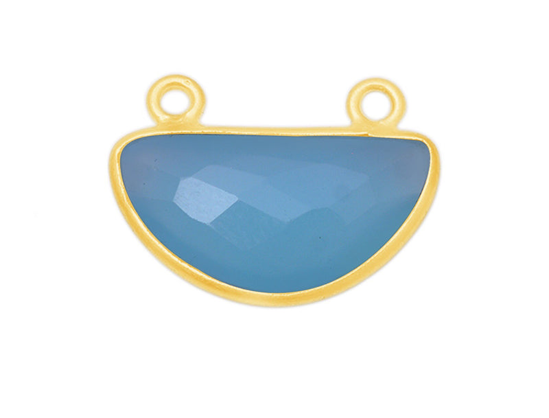 Blue Chalcedony Gemstone Charms