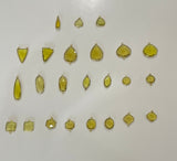 Boho Chic Lemon Quartz Bezel Pendant - Handcrafted Gemstone Necklace with 24kt Gold Plating