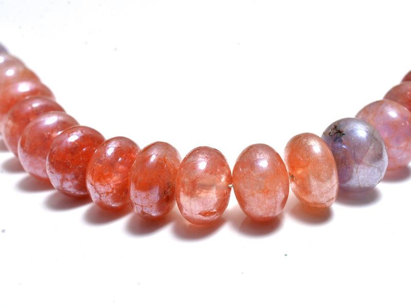 Multi color quartz gemstone bead strands, rondelle-shaped 4-inch long bead strand, faceted bead size 11-11.5mm, handmade gemstone bead strand 95 carats, women jewelry making necklaces, earrings, and bracelets bead strands.