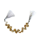 Shield Imperial Topaz Natural Beads - DIY Beading Supplies