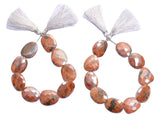 Semi-Precious Bead Strand - Mystic Orange Sillimanite Jewelry