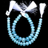 Mystic sky blue quartz smooth bead size 9-9.5mm, 10.5-12mm.