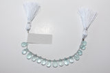 Teardrop Aquamarine Natural Beads - DIY Beading Supplies