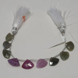 Fan Multi Sapphire Natural Beads - DIY Beading Supplies