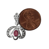 Natural Diamond Studded Precious Ruby 925 Sterling Silver Assorted Vintage Pendants Necklace - AAA Grade Handmade DIY Jewelry- Gifts For Her