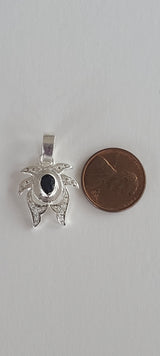 Natural Diamond Studded Precious Blue Sapphire 925 Sterling Silver Assorted Vintage Pendants Necklace - AAA Grade Handmade - Gifts For Her