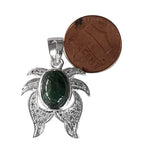 Natural Diamond Studded Precious Emerald 925 Sterling Silver Assorted Vintage Pendants Necklace - AAA Grade Handmade Jewelry- Gifts For Her