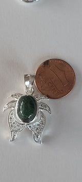 Natural Diamond Studded Precious Emerald 925 Sterling Silver Assorted Vintage Pendants Necklace - AAA Grade Handmade Jewelry- Gifts For Her