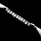 Rainbow Moonstone treadrop birthstone month june zodiac sign cancer.