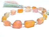 Yellow Sapphire tumble birthstone month September Zodiac Sign Capricorn and Aquarius.