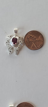 Natural Diamond Studded Precious Ruby 925 Sterling Silver Assorted Vintage Pendants Necklace - AAA Grade Handmade DIY Jewelry- Gifts For Her