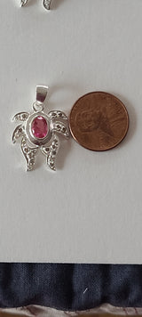 Natural Diamond Studded Precious Ruby 925 Sterling Silver Assorted Vintage Pendants Necklace - AAA Grade Handmade DIY Jewelry- Gifts For Her