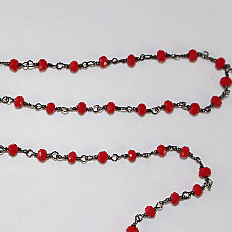 red coral quartz gemstone bead chain 24k gold plated over silver, women jewelry making necklaces, earrings, and bracelets bead chain.