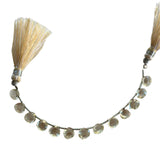 Scapolite natural heart birthstone month january zodiac sign Libra and Taurus.