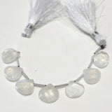 Rainbow Moonstone Heart Bead Strand, Faceted Gemstone for DIY Jewelry