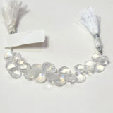 Rainbow Moonstone heart birthstone month june zodiac sign cancer.