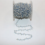 blue peruvian chalcedony mystic quartz birthstone month March, zodiac sign Gemini.