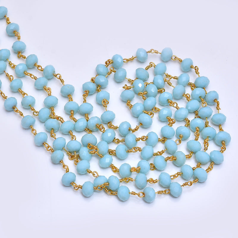 Amazonite Rosary Chain Jewelry