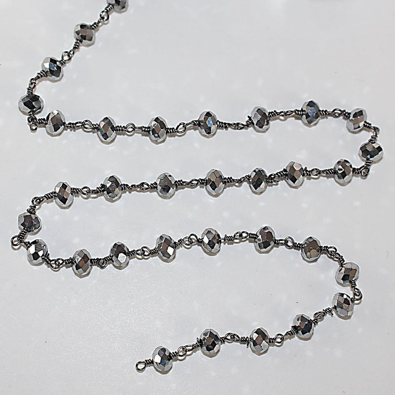 pyrite quartz gemstone bead chain 24k gold plated over silver, women jewelry making necklaces, earrings, and bracelets bead chain.
