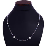 Mystic Coated Quartz gemstone faceted rondelle bead rosary coin chain silver, women jewelry making necklaces, earrings, anklets, and bracelets.