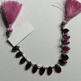 Faceted Garnet Marquise Bead Strand, DIY Jewelry Making