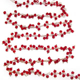 pink garnet quartz birthstone month January, zodiac sign Capricorn.