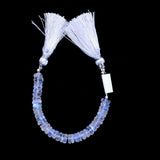 Rainbow Moonstone Faceted Rondelle 4 inch Bead Strand 5mm & 22 Cts Natural Semi Precious Gemstone Birthstone Women Jewelry Making Crafts DIY