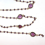 Amethyst Rosary Chain Jewelry