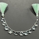 Sky Blue Topaz Diamond Faceted Bead Strand, 4 inch