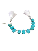 Slice Turquoise Natural Beads - DIY Beading Supplies