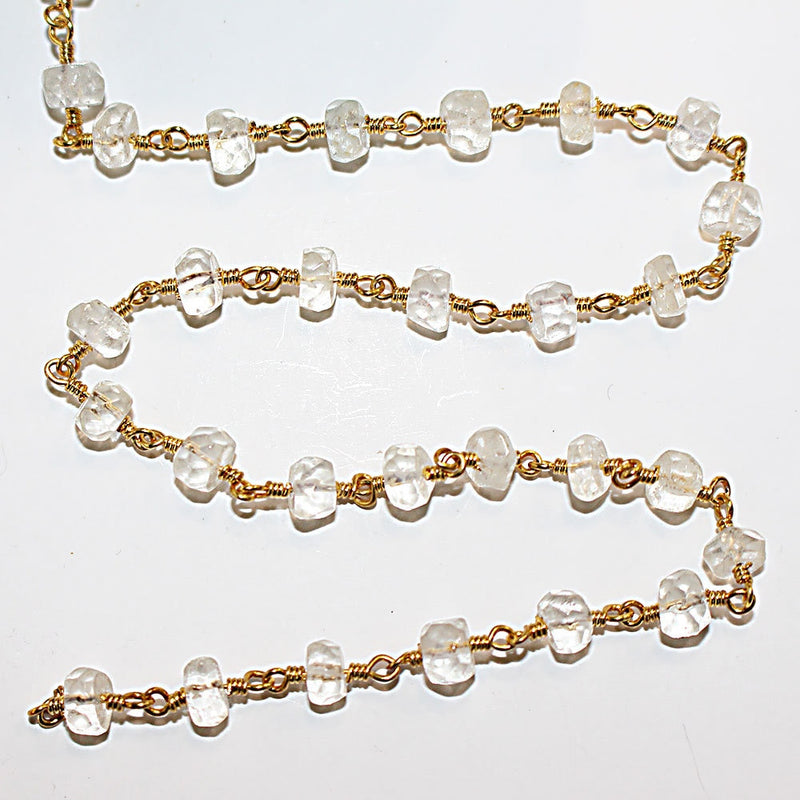 Aquamarine Rosary Chain Jewelry