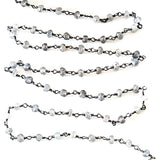 labradorite birthstone month August, zodiac sign Aquarius.
