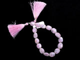 Pink Grapolite natural handmade gemstone bead strand 32, 34 Carat.