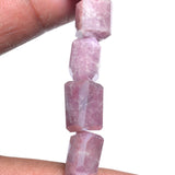 Pink Moonstone faceted bead size 6X8-8X10mm.