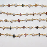 multi tourmaline birthstone month October, zodiac sign Libra.