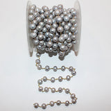 gray freshwater pearl birthstone month June, zodiac sign Pisces.