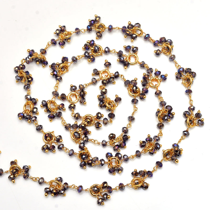 Amethyst Mystic Rosary Chain Jewelry