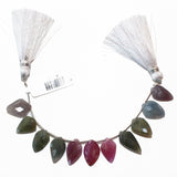 Arrow Head Multi Sapphire Natural Beads - DIY Beading Supplies