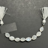 Rainbow Moonstone natural semi precious gemstone bead strands, oval shaped bead strand, faceted bead size 8mm handmade gemstone bead strand 23 Carat, women jewelry making necklaces, earrings, and bracelets bead strands.