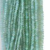 Blue Peruvian Chalcedony Bead Strand - Sizes 2mm to 7mm