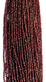 Garnet Bead Strand - Sizes 2mm to 7mm