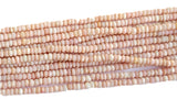 Pink Peruvian Opal Bead Strand - Sizes 2mm to 7mm