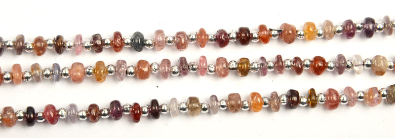 Afghani Tourmaline Faceted Rondelle 8 inch Bead Strand Natural Semi Precious Gemstone Birthstone DIY Women Jewelry Making Necklace Earrings