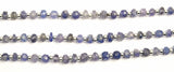 Tanzanite Faceted Rondelle 8 inch Bead Strand Natural Semi Precious Gemstone Birthstone DIY Women Jewelry Making Necklace Earrings Craft