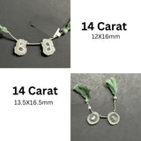 Peacock Quartz Slice Beads, Natural Gemstone Jewelry Making