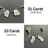 Peacock Quartz Slice Beads, Natural Gemstone Jewelry Making