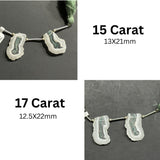 Peacock Quartz Slice Beads, Natural Gemstone Jewelry Making