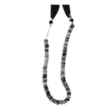 Black Rutilated Quartz Smooth Square 8 inch Bead Strand Natural Semi Precious Gemstone Birthstone DIY Women Jewelry Making Necklace Earrings
