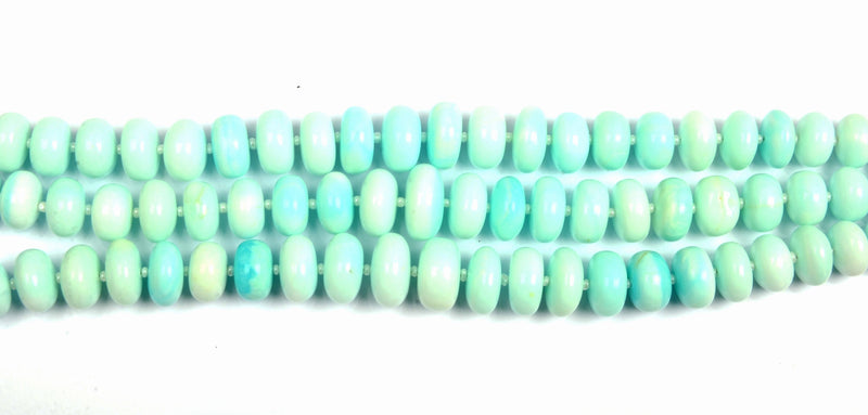 Peruvian Opal Rondelle Strand