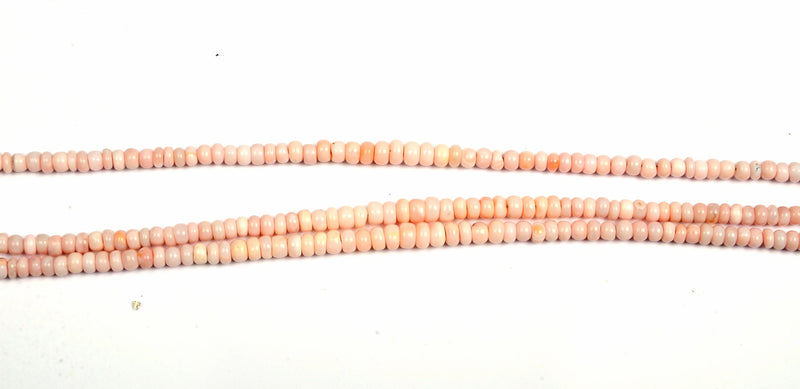Pink Opal Rondelle Strand